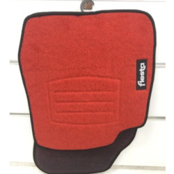 GENEL MARKA FİESTA KIRMIZI HALI PASPAS (SİYAH KENARLI)