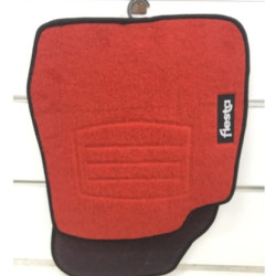 GENEL MARKA FİESTA KIRMIZI HALI PASPAS (SİYAH KENARLI)