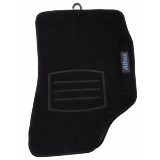 GENEL MARKA ALBEA SİYAH HALI PASPAS (SİYAH KENARLI)