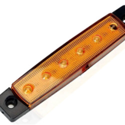 IQ ELEKTRONİK PARMAK LED AMBER (12V - 10 CM - 6 LED)