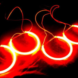 IQ ELEKTRONİK 88 MM 4'LÜ SET YUVARLAK KIRMIZI ANGEL HALKA