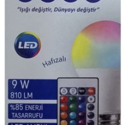 CATA AMPUL KUMANDALI 9W RGB