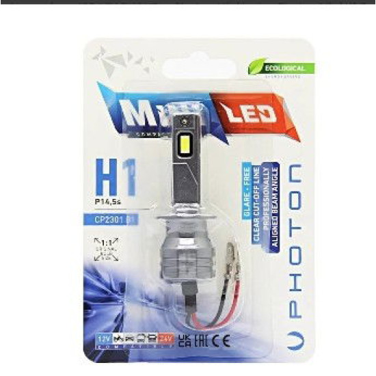 PHOTON MINI H1 12-24V COMPACT LED (TEKLİ BLISTER)