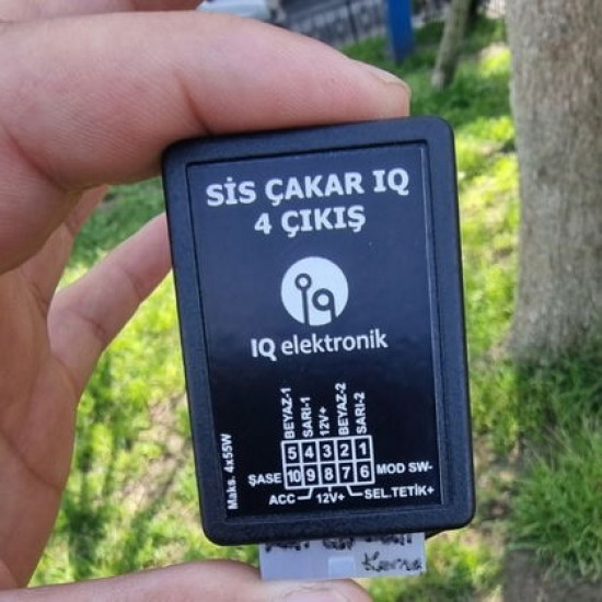 IQ ELEKTRONİK SİS ÇAKAR MODÜLÜ 4 ÇIKIŞ IQ