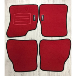 GENEL MARKA DOBLO 2-3-4 KIRMIZI HALI PASPAS (SİYAH KENARLI)