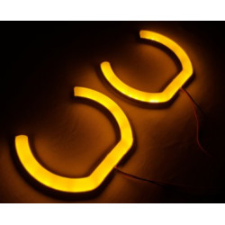 IQ ELEKTRONİK F SERİ 120 MM 2'Lİ SET U TİPİ SARI ANGEL HALKA