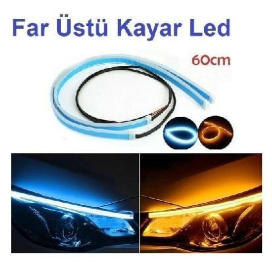 IQ ELEKTRONİK FAR ÜSTÜ KAYAR LED 60 CM
