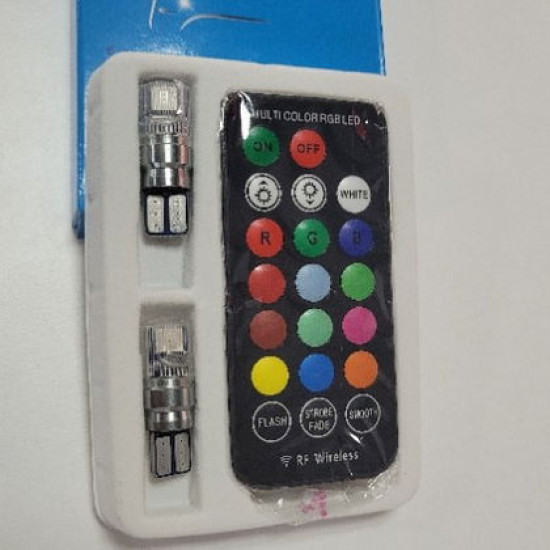 VRPRO T10 RGB KUMANDALI LED AMPUL COLORMATİK