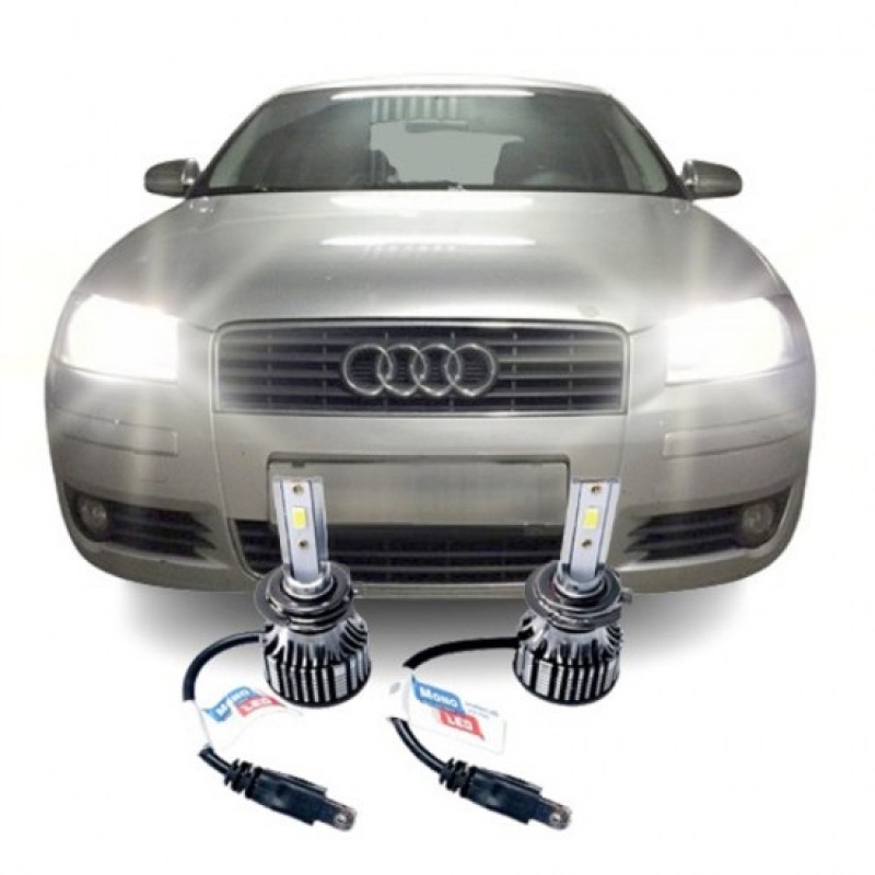 Audi, H7, PHOTON, MONO, uzun far, led ampul, araca özel xenon, oto led ampul, far ampulü, Viraj Tuning