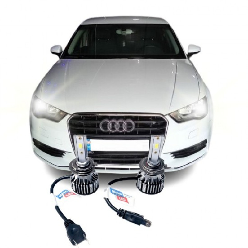 Audi, H7, PHOTON, MONO, kısa far, led ampul, araca özel xenon, oto led ampul, far ampulü, Viraj Tuning