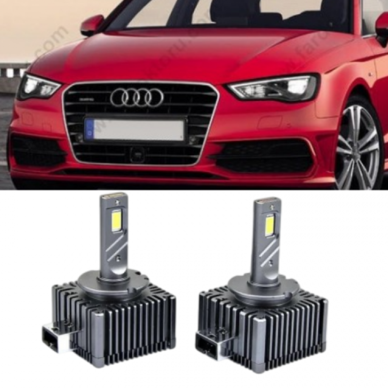 Audi, D3S, PHOTON, ULTIMATE, xenon, led ampul, araca özel xenon, oto led ampul, far ampulü, Viraj Tuning