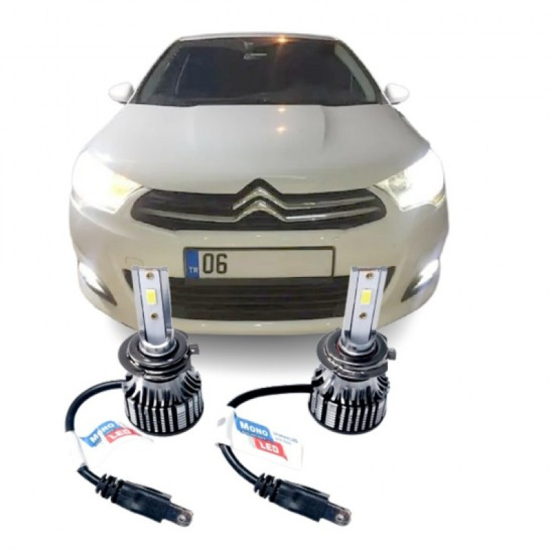 Citroen, H7, PHOTON, MONO, kısa far, led ampul, araca özel xenon, oto led ampul, far ampulü, Viraj Tuning