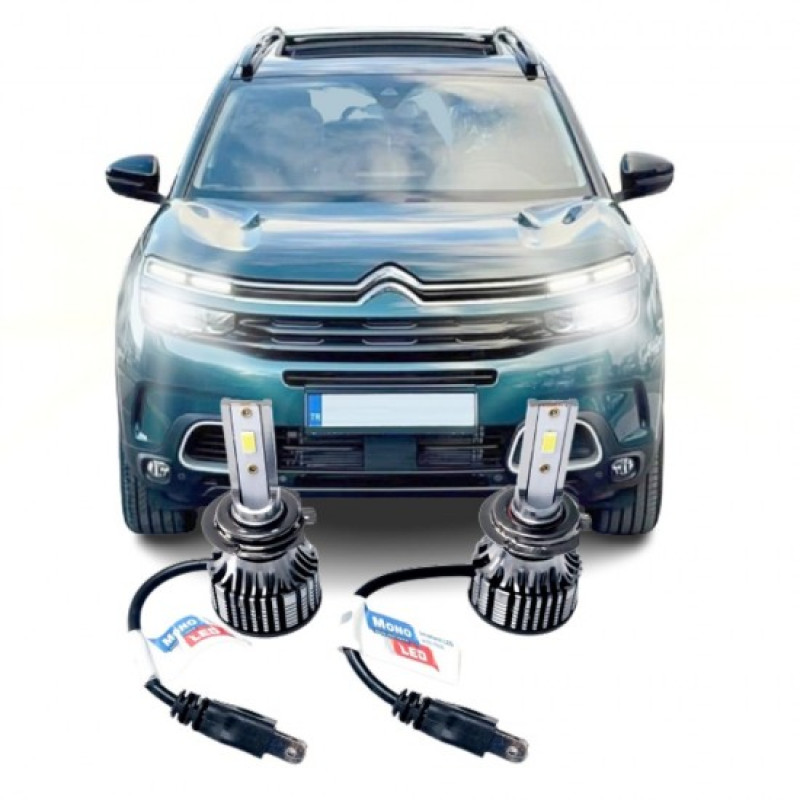 Citroen, H7, PHOTON, MONO, kısa far, led ampul, araca özel xenon, oto led ampul, far ampulü, Viraj Tuning