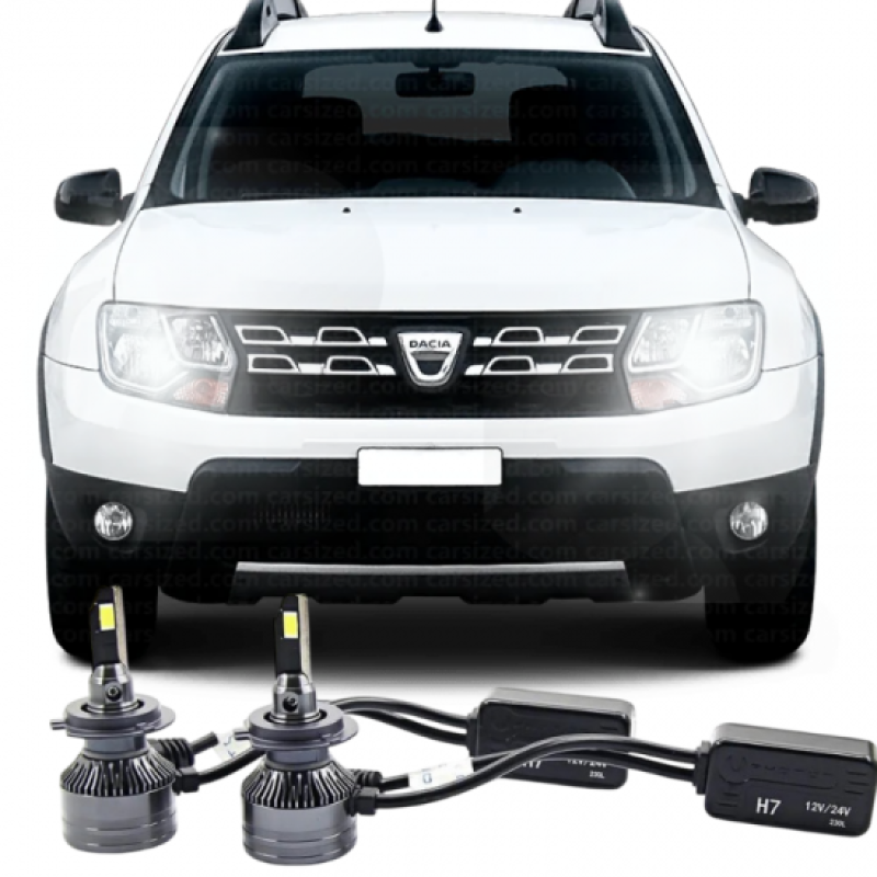 Dacia, H7, PHOTON, kısa far, xenon, led ampul, araca özel xenon, oto led ampul, far ampulü, Viraj Tuning