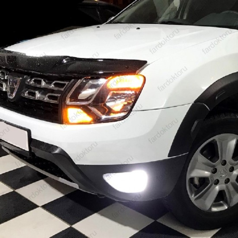 Dacia, H11, PHOTON, sis farı, xenon, led ampul, araca özel xenon, oto led ampul, far ampulü, Viraj Tuning