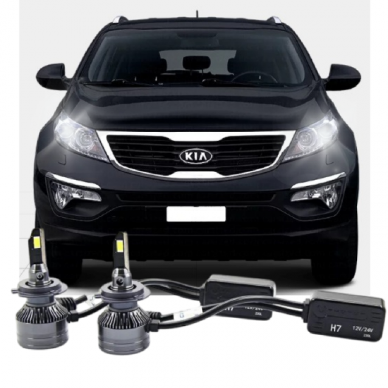 Kia, H7, PHOTON, kısa far, led ampul, araca özel xenon, oto led ampul, far ampulü, Viraj Tuning