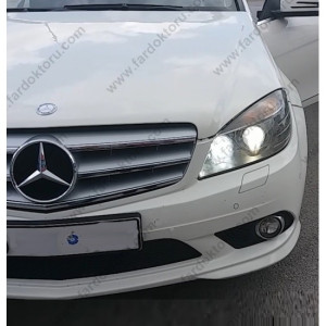 MERCEDES C180 LED XENON UZUN FAR AMPULÜ PHOTON MONO H7