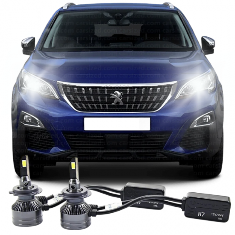 Peugeot, H7, PHOTON, kısa far, led ampul, araca özel xenon, oto led ampul, far ampulü, Viraj Tuning