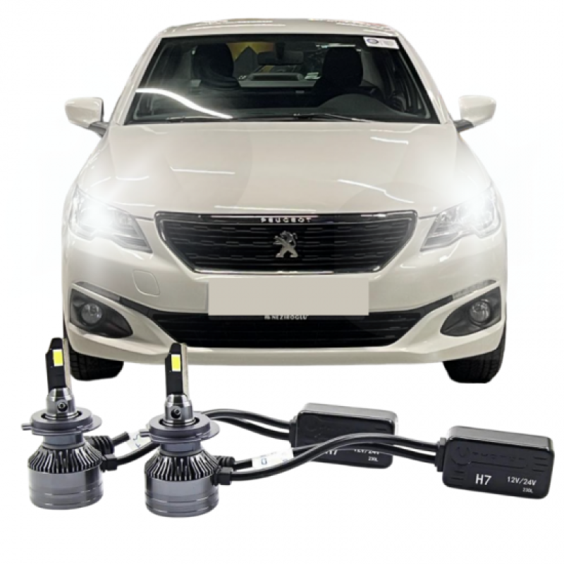 Peugeot, H7, PHOTON, kısa far, xenon, led ampul, araca özel xenon, oto led ampul, far ampulü, Viraj Tuning