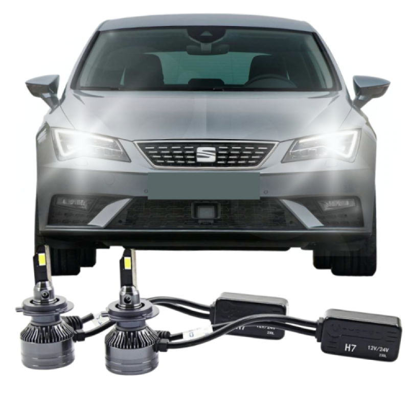 Seat, H7, PHOTON, kısa far, led ampul, araca özel xenon, oto led ampul, far ampulü, Viraj Tuning