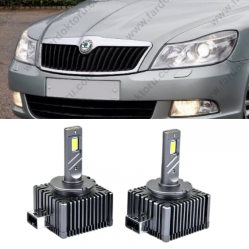 Skoda, D1S, PHOTON, ULTIMATE, xenon, led ampul, araca özel xenon, oto led ampul, far ampulü, Viraj Tuning