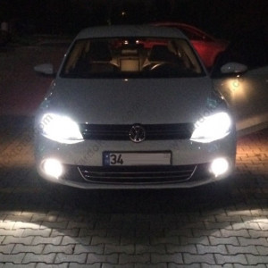 VW JETTA MK6 HB4 9006 XENON EFFECT BEYAZ IŞIK SİS AMPULÜ