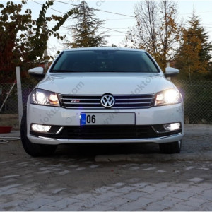 VW PASSAT B7 BEYAZ IŞIK SİS AMPULÜ H8 6000K XENON EFFECT