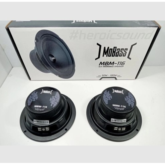 Mobass MBM-116 ''16CM Midrange Hoparlör Takımı Mobass MBM-116 ''16CM Midrange Hoparlör Takımı