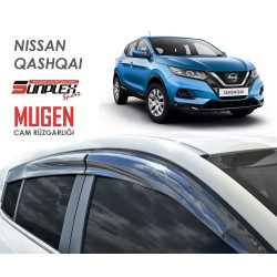 Sunplex NISSAN QASHQAI 2 Cam Rüzgarlığı (Mugen) 4 Parça ( SUV ) 2014-2019
