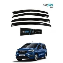Sunplex OPEL COMBO E Cam Rüzgarlığı (Mugen) 4 Parça ( MINI VAN ) 2019-