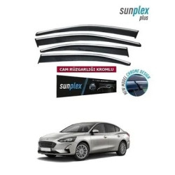 Sunplex FORD FOCUS 4 Cam Rüzgarlığı (Mugen) 4 Parça ( HB 5D/SD ) 2018-2019