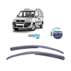 Sunplex FIAT DOBLO 2 Cam Rüzgarlığı (Mugen) 4 Parça ( PANEL VAN/LAV ) 2010-2017