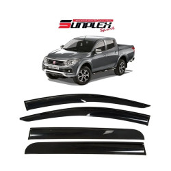 Sunplex FIAT FULLBACK Cam Rüzgarlığı (Mugen) 4 Parça ( PICK-UP ) 2016-