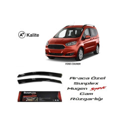 Sunplex FORD COURIER Cam Rüzgarlığı (Mugen) 2 Parça ( CITY VAN ) 2014-2023
