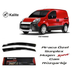 Sunplex FIAT FIORINO/QUBO Cam Rüzgarlığı (Mugen) 2 Parça ( MINIVAN/MPV ) 2008-
