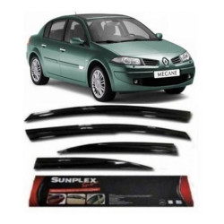 Sunplex RENAULT MEGANE 2 Cam Rüzgarlığı (Mugen) 4 Parça 2004-2010