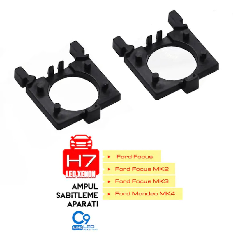 LED XENON AMPÜL APARATI H7 FORD FOCUS MK2/MK3/MONDEO MK4