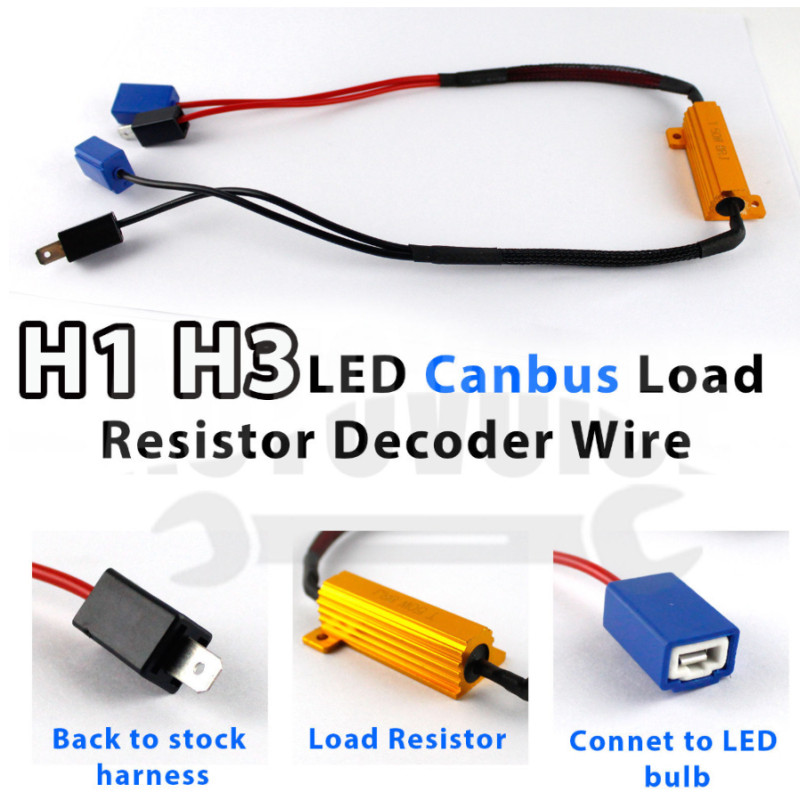 LED XENON ARIZA RÖLESİ CANBUS H1/H3 (50W8RJ)