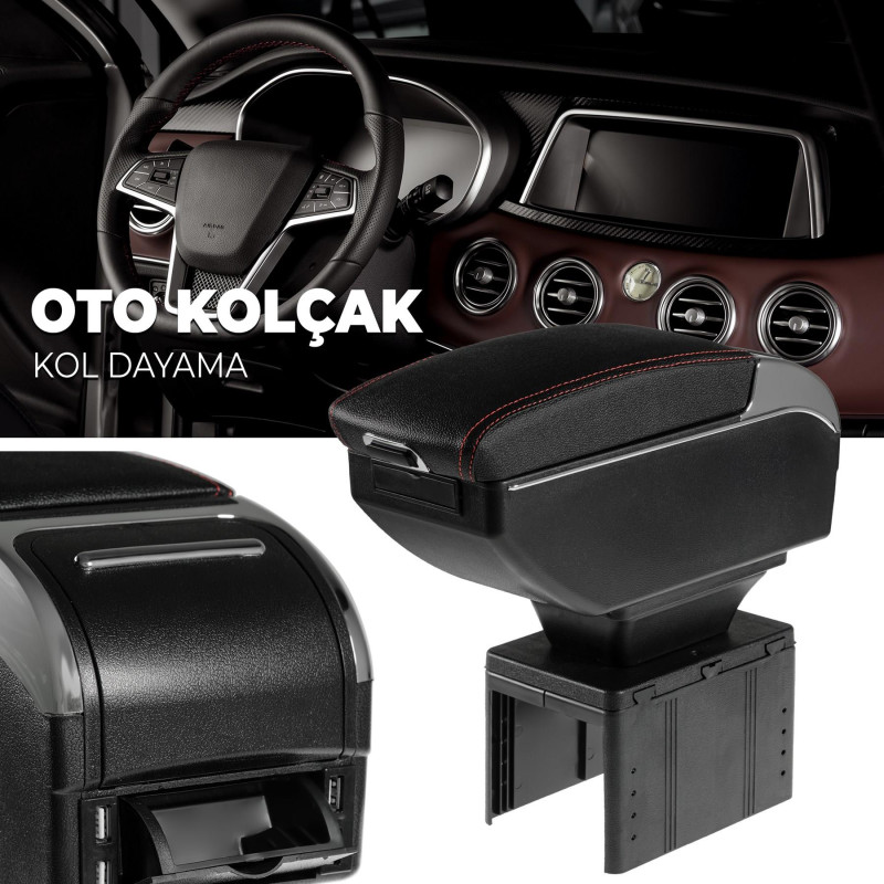 MEGAHAWK KOLÇAK SİYAH 7 USB'Lİ AYARLI (S-7)