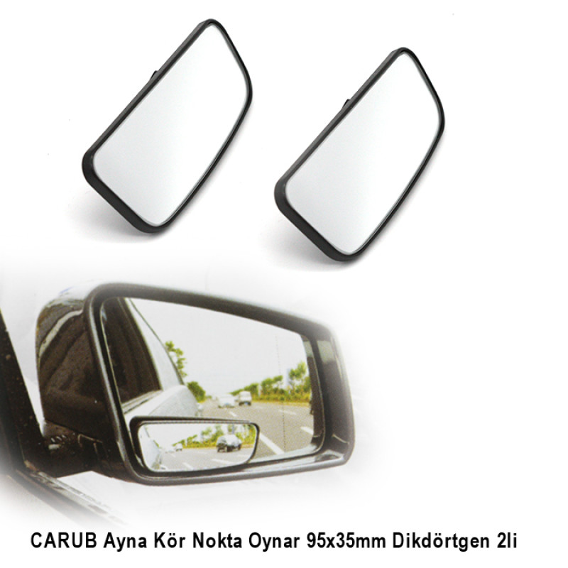 AYNA KÖR NOKTA OYNAR 95x35mm DİKDÖRTGEN 2'Lİ