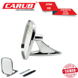 AYNA DIŞ AMERİKAN MODEL 1370-C KROM OVAL TAIWAN