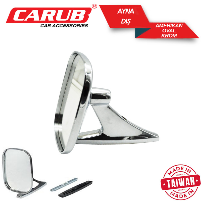 AYNA DIŞ AMERİKAN MODEL 1370-C KROM OVAL TAIWAN
