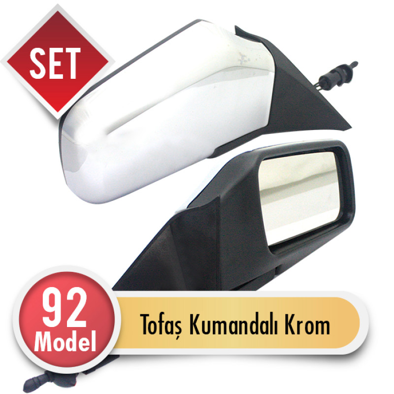 AYNA DIŞ TOFAŞ KUMANDALI 1992 MODEL KROM