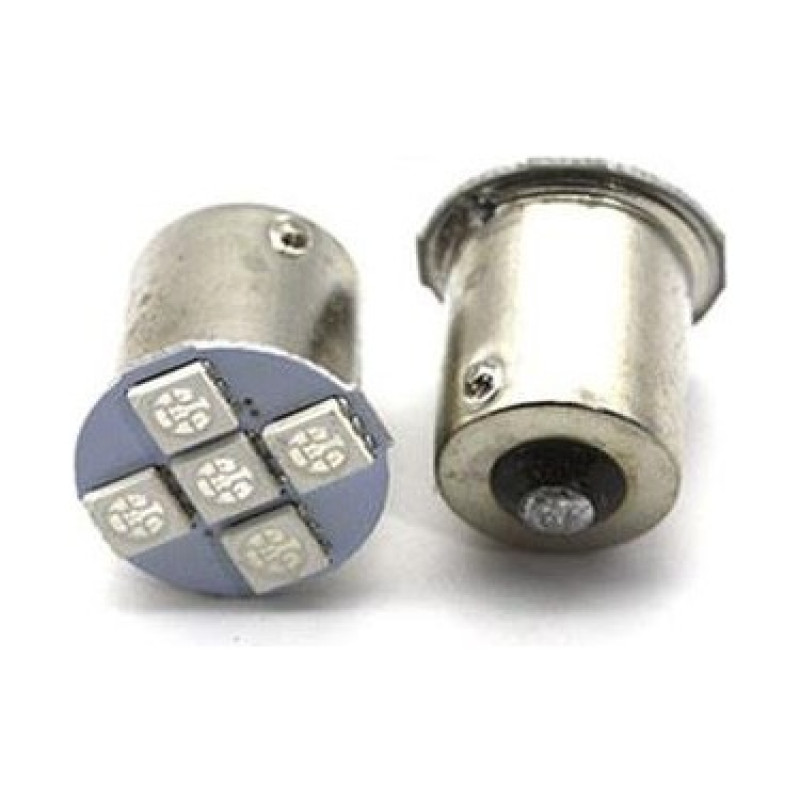 67/93 TEK DUY LED AMPUL 5 SMD KIRMIZI 12V