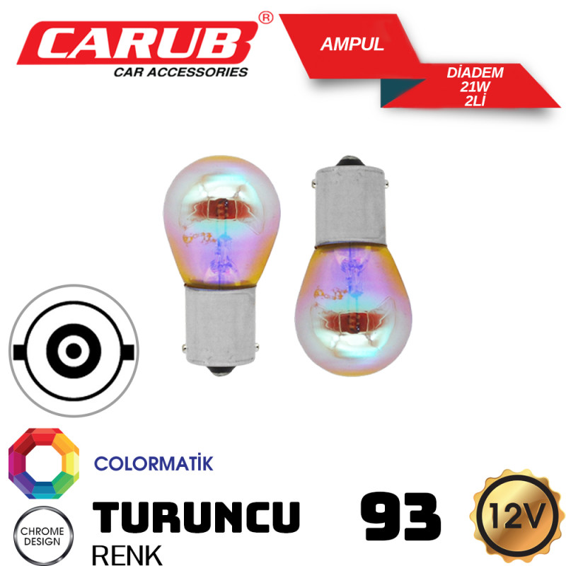 AMPUL DİADEM 93 (TEK DUY) DÜZ TIRNAK 21W 12V