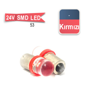 53 LED AMPUL PARK KIRMIZI 24V