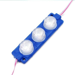 ÜÇLÜ 3 WATT POWER MERCEKLİ MODÜL LED MAVİ 12V