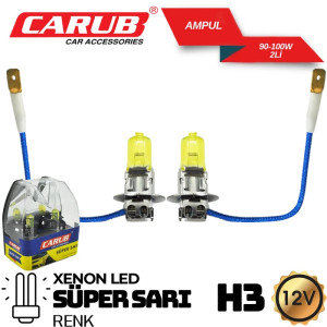 CARUB SARI IŞIK (BAL SARISI) H3 AMPUL 55W 12V