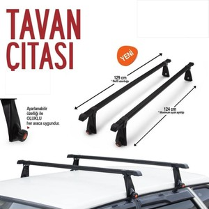 BAGAJ SÖRF AYARLI TAVAN ARA ATKI BAR 150CM 2Lİ