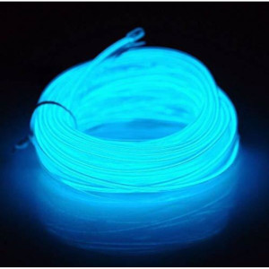 TORPİDO LEDİ İP NEON KABLO 2MT BUZ MAVİ 12V